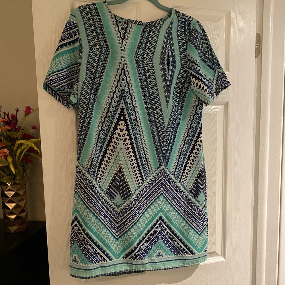 Multicolor shift dress